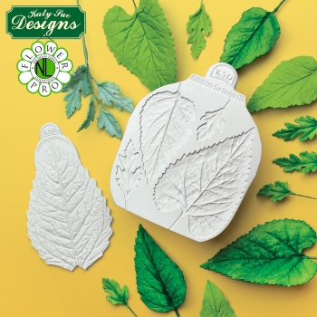 Silicone Mould & Veiner - Sunflower & Daisy Leaves